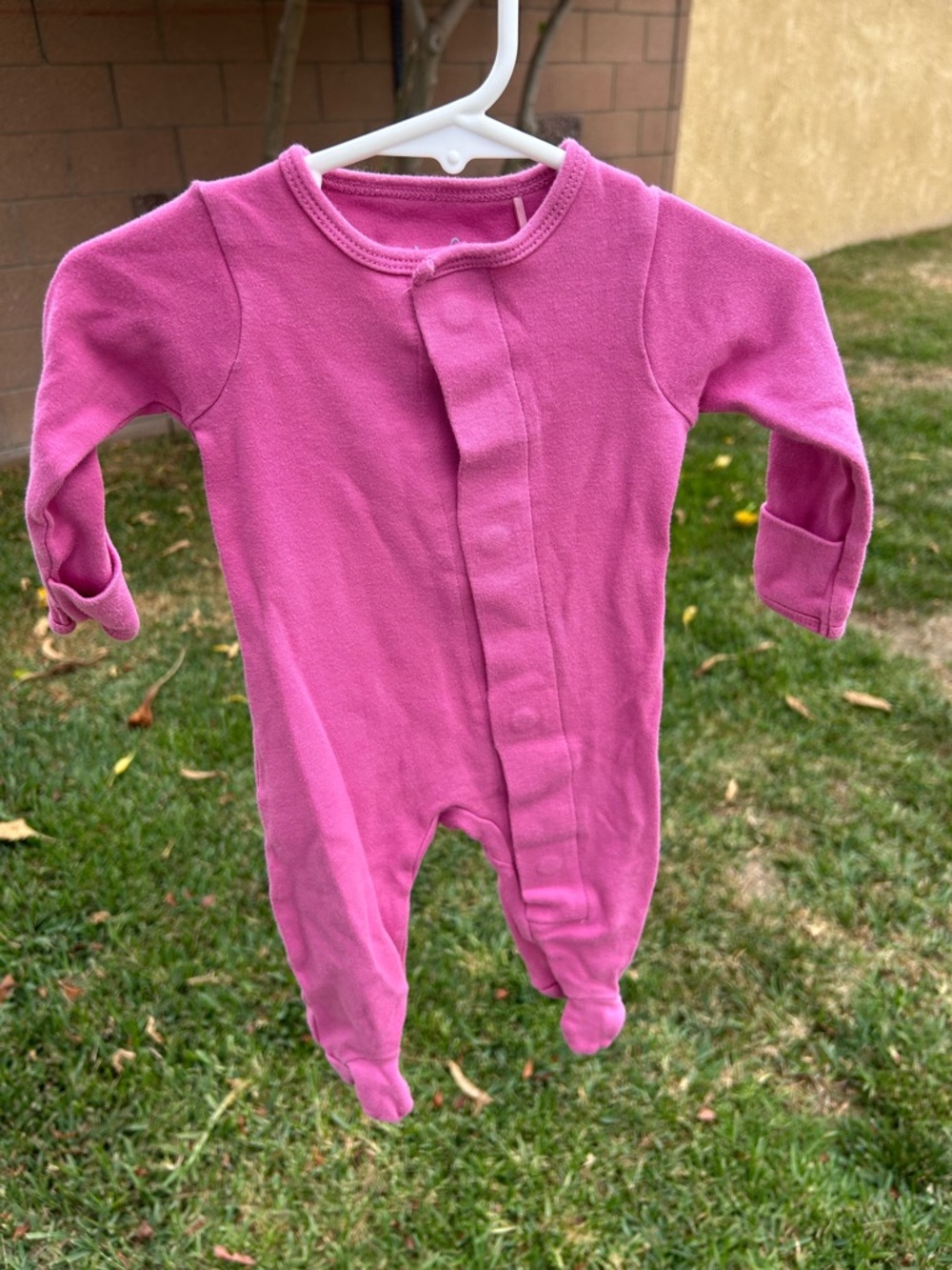 Magnetic Me Pink Footed Baby One-Piece